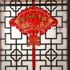 Fan-shaped printed plate hanging fish, festive wedding and festival supplies factory direct sales, sample customization, moving into a new home undefined